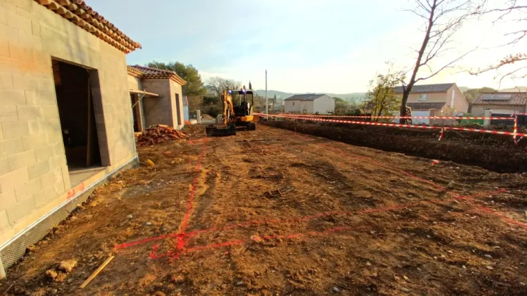 Terrassement de piscine pour maison individuelle à Draguignan., Carcès, MKLD