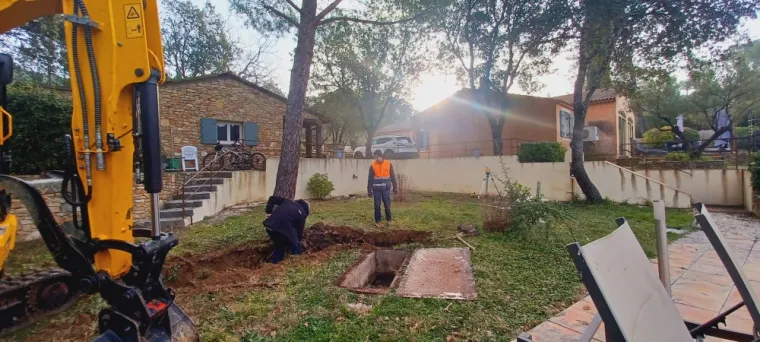 Remplacement d’un système d’assainissement à Salernes, Carcès, MKLD