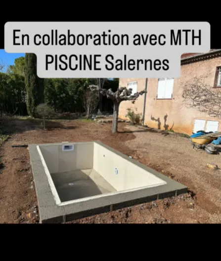 Terrassement pour la construction d'une piscine dans une maison à Draguignan, Carcès, MKLD