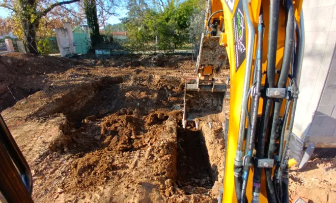 Terrassement de piscine pour maison individuelle à Draguignan., Carcès, MKLD