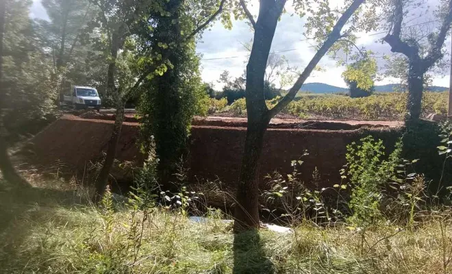 Travaux de terrassement, Carcès, MKLD