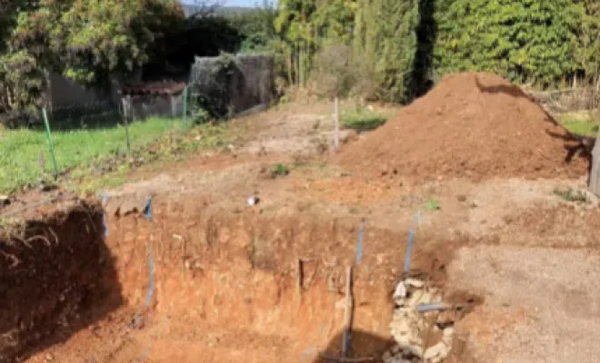 Terrassement pour la construction d'une piscine dans une maison à Draguignan, Carcès, MKLD